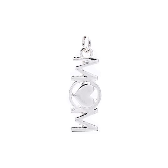 Silver Plated Mom Charm by Bead Landing™